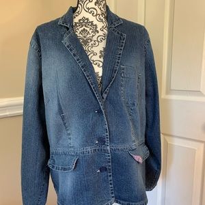 Venezia, Retro Style Denim Jacket, Size 22/24